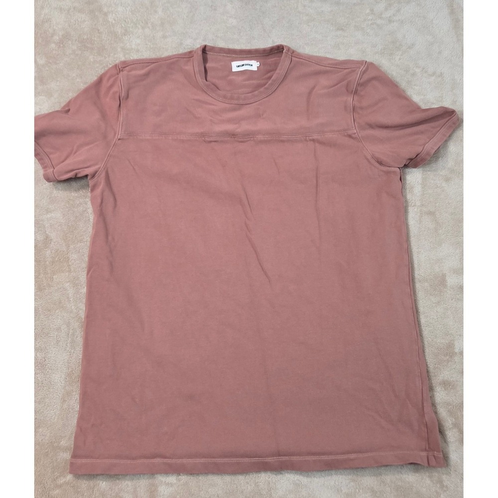 Taylor Stitch Heavyweight T Shirt Men's 44 XL Brown 100% Organic Cotton S/S GOOD
